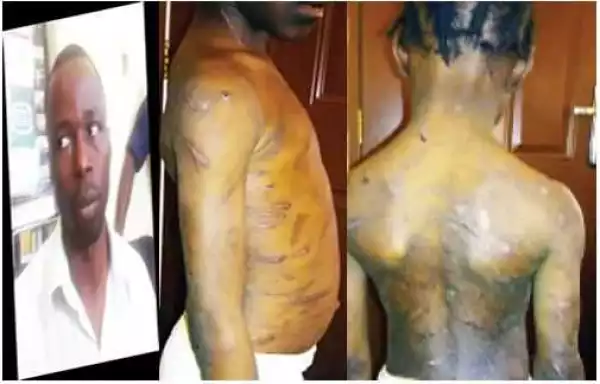 So Heartbreaking: Meet the Nigerian Pastor Who is Addicted to Torturing His Kids (Graphic Photos)